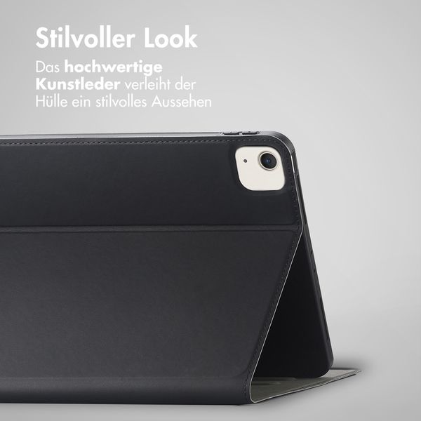 Accezz Classic Klapphülle Apple iPad Air 13 Zoll (2025) M3 / (2024) M2 - Schwarz