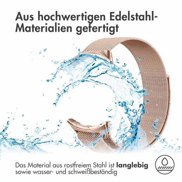 imoshion Mailändische Magnetarmband für das Google Pixel Watch / Watch 2 / Watch 3 (41 mm) - Rose Gold