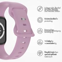 imoshion Silikon-Armband⁺ für  Apple Watch Series 1 t/m 9 / SE (38/40/41 mm) | Series 10 / 11 (42 mm) - Größe S/M - Mauve