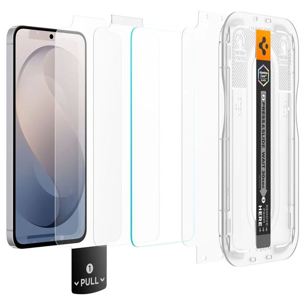 Spigen GLAStR Fit Displayschutzfolie 2er-Pack + Applicator Samsung Galaxy S26 FE