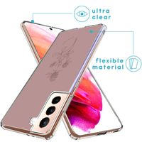 imoshion Design Hülle Samsung Galaxy S21 FE - Floral Pink