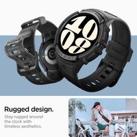 Spigen Rugged Armor™ Pro Case für die Samsung Galaxy Watch 6 - 44 mm - Schwarz