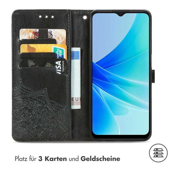 imoshion Mandala Klapphülle für das Oppo A57(s) - Schwarz