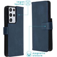 imoshion Luxuriöse Klapphülle Samsung Galaxy S21 Ultra - Dunkelblau