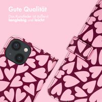 imoshion Design Klapphülle Apple iPhone 15 - Hearty Blush