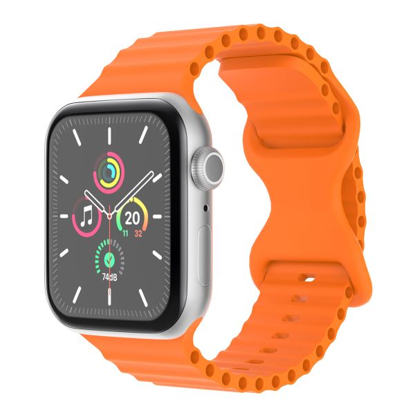 imoshion Athletisches Silikonarmband für die Apple Watch Series 1 bis 9 / SE (38/40/41 mm) | Series 10 (42 mm) - Orange