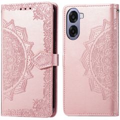 imoshion Mandala Klapphülle Oppo A6x (4G/5G) - Rose Gold