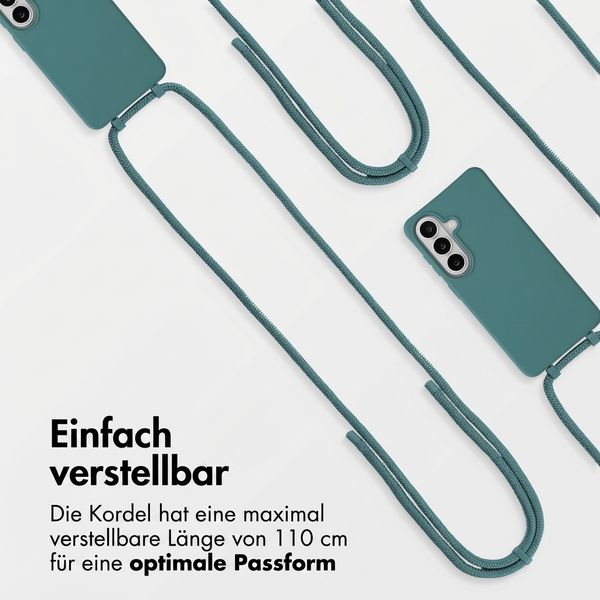 imoshion Color Backcover mit abnehmbarem Handykette und MagSafe Samsung Galaxy S26 - Dark Green
