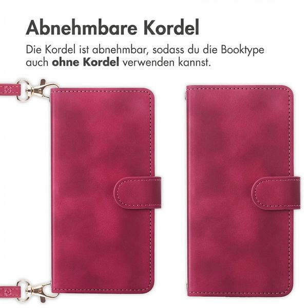 imoshion Klapphülle mit Kordel Apple iPhone 17e / 16e - Rot