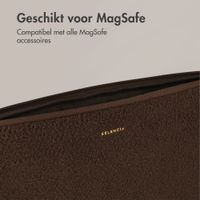 Selencia Teddy Laptop Hülle 13-14 Zoll - Laptop Sleeve - Choco Brown
