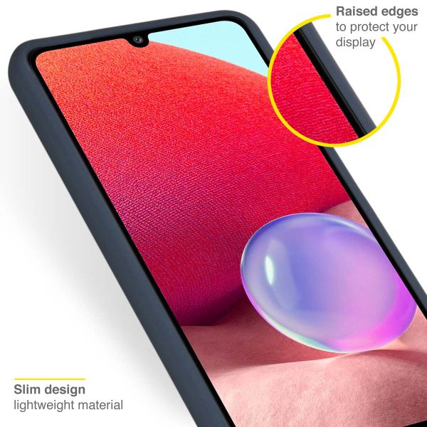 Accezz Liquid Silikoncase für das Samsung Galaxy A33 - Dunkelblau