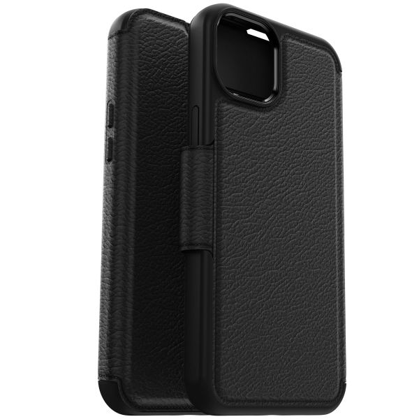 OtterBox ﻿Strada-Klapphülle MagSafe für das iPhone 15 Plus - Schwarz