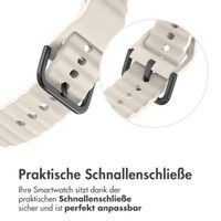 imoshion Wave Silikonarmband für das  Samsung Galaxy Watch 4 / 5 / 6 / 7 / FE (20 mm) - Starlight