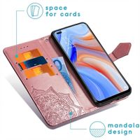 imoshion Mandala Klapphülle Oppo Reno4 5G - Rosé gold