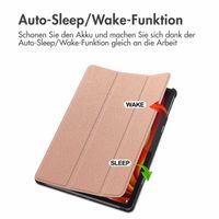 imoshion Trifold Klapphülle Lenovo Tab K11 Plus - Rose Gold