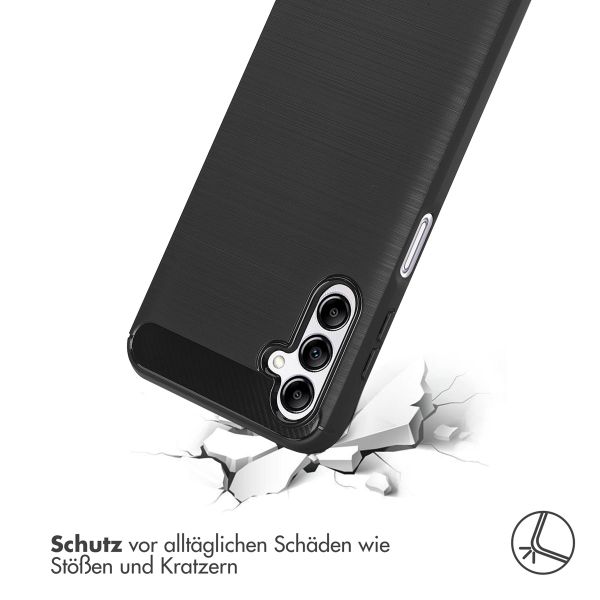 imoshion Brushed Back Cover für das Samsung Galaxy A14 (5G/4G) - Schwarz