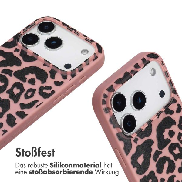 imoshion SilikonHülle design mit Band Apple iPhone 17 Pro Max - Animal Pink