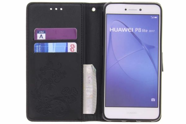 Kleeblumen Klapphülle für Huawei P8 Lite (2017)