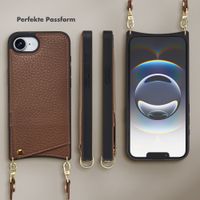 Selencia Nova HandyHülle mit Kordel und Kartenhalter Apple iPhone 16e - Mocha Brown