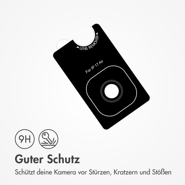 imoshion 2er Pack Kameraobjektivschutz für das Apple iPhone Air - Schwarz
