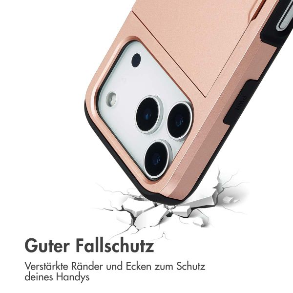 imoshion Backcover mit Kartenfach Apple iPhone 17 Pro - Rosé gold