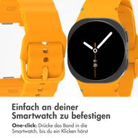 imoshion Wave Silikonarmband für das  Samsung Galaxy Watch 8 (40/44mm) / Classic (46mm) - Gelb