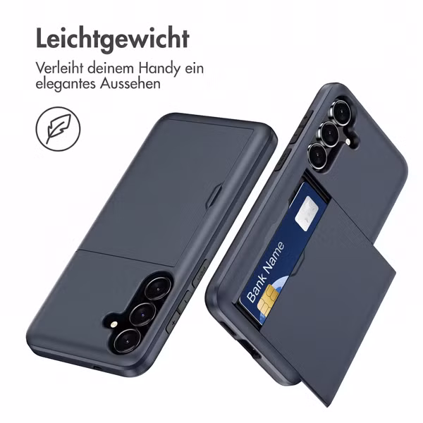 imoshion Backcover mit Kartenfach Samsung Galaxy S26 FE - Dunkelblau