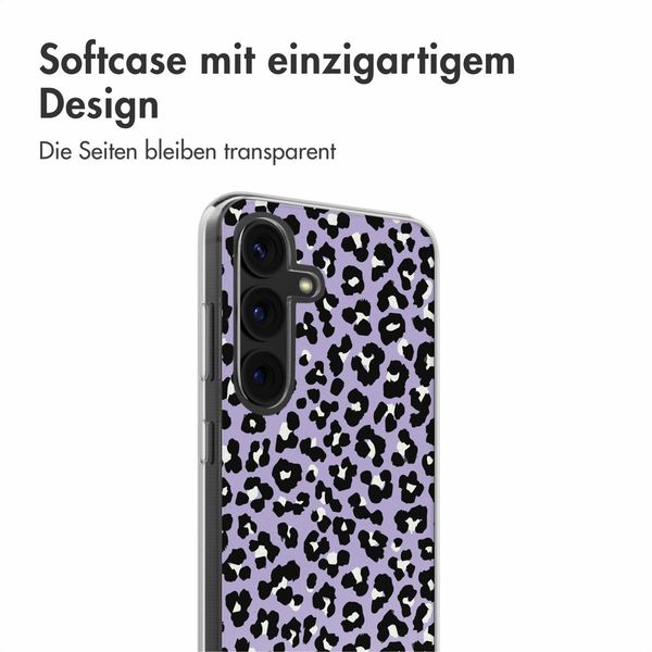 imoshion Design Hülle Samsung Galaxy S24 - Leopard Lilac