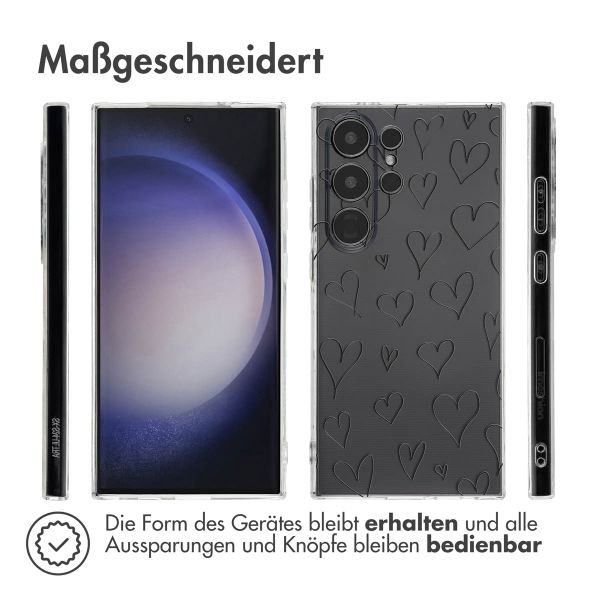 imoshion Design Hülle für das Samsung Galaxy S24 Ultra - Hearts