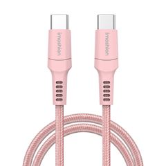 imoshion Braided USB-C-zu-USB-C Kabel - 2 Meter - Rosa