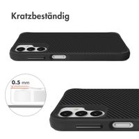 imoshion Rugged Hybrid Carbon Case Samsung Galaxy A14 (5G/4G) - Schwarz