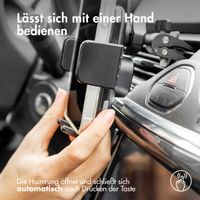 Accezz ﻿Handyhalterung Auto - Kabelloses Ladegerät - Lüftungsgitter - Schwarz