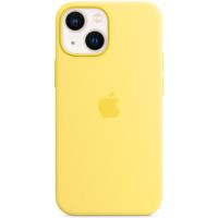 Apple Silikon-Case MagSafe für das Apple iPhone 13 Mini - Lemon Zest