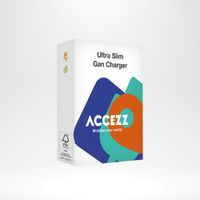 Accezz Ultra Slim GaN Ladegerät - USB-C + USB-A - 45 W - Weiß