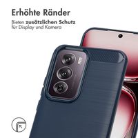 imoshion Brushed Back Cover Oppo Reno 12 Pro - Dunkelblau