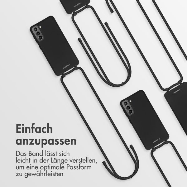 imoshion Color Backcover mit abtrennbarem Band für das Samsung Galaxy S21 - Schwarz