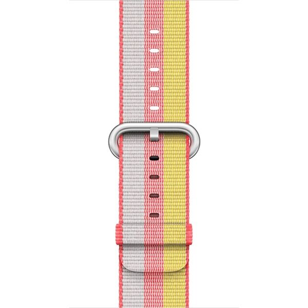 Apple Gewebtes Nylonarmband für die Apple Watch Series 1 bis 9 / SE (38/40/41 mm) | Series 10 (42 mm) - Rot