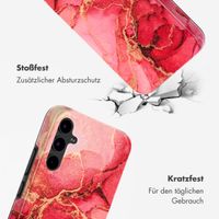 Selencia Vivid Tough Back Cover für das Samsung Galaxy A34 - Rosy Marble