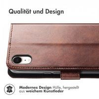 imoshion Luxuriöse Klapphülle Apple iPhone Xr - Dunkelbraun