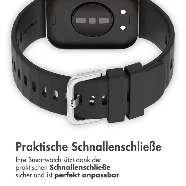 imoshion Silikonband für das  Huawei Watch Fit 3 - Schwarz