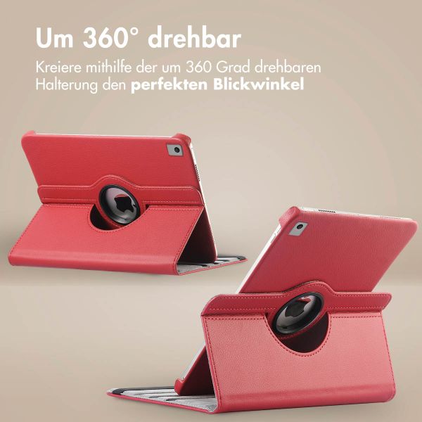 imoshion 360° drehbare Klapphülle Apple iPad 6 (2018) 9.7 Zoll / iPad 5 (2017) 9.7 Zoll - Dunkelrot