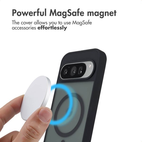 imoshion Color Guard Back Cover mit MagSafe Google Pixel 9 / 9 Pro / 10 / 10 Pro - Schwarz