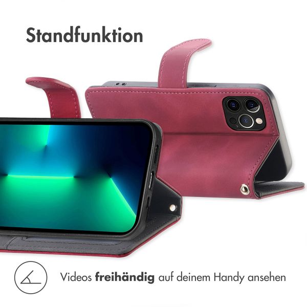 imoshion Klapphülle mit Kordel Apple iPhone 12 (Pro) - Rot