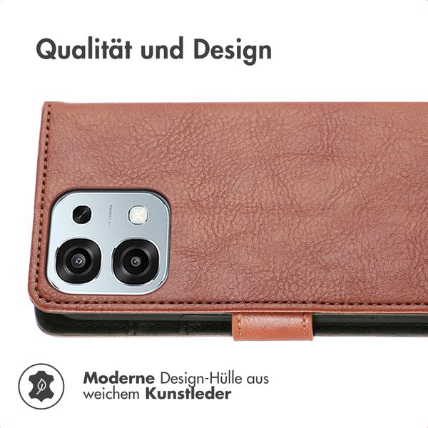 imoshion Luxuriöse Klapphülle Oppo A6 Pro (5G) - Braun