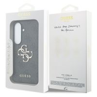 Guess 4G Metal Logo Back Cover Samsung Galaxy S26 - Schwarz