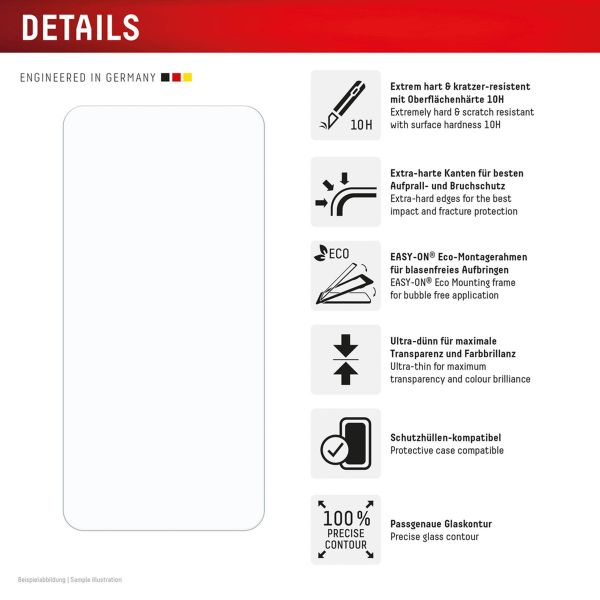 Displex Bildschirmschutzfolie Real Glass Samsung Galaxy S24 Plus / S25 Plus