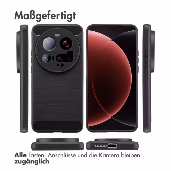 imoshion Brushed Back Cover Xiaomi 15 Ultra - Schwarz