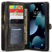 CaseMe Luxuriöse 2-in-1-Portemonnaie-Klapphülle Leder iPhone 13