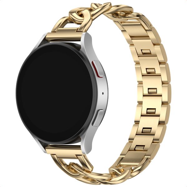 Selencia Chain Armband -   Universelle 18 mm Anschluss - Gold