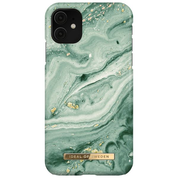 iDeal of Sweden Fashion Back Case für das iPhone 11 - Mint Swirl Marble